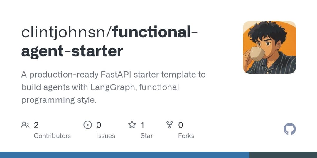 Functional Agent Starter: Bootstrap Scalable AI Agents